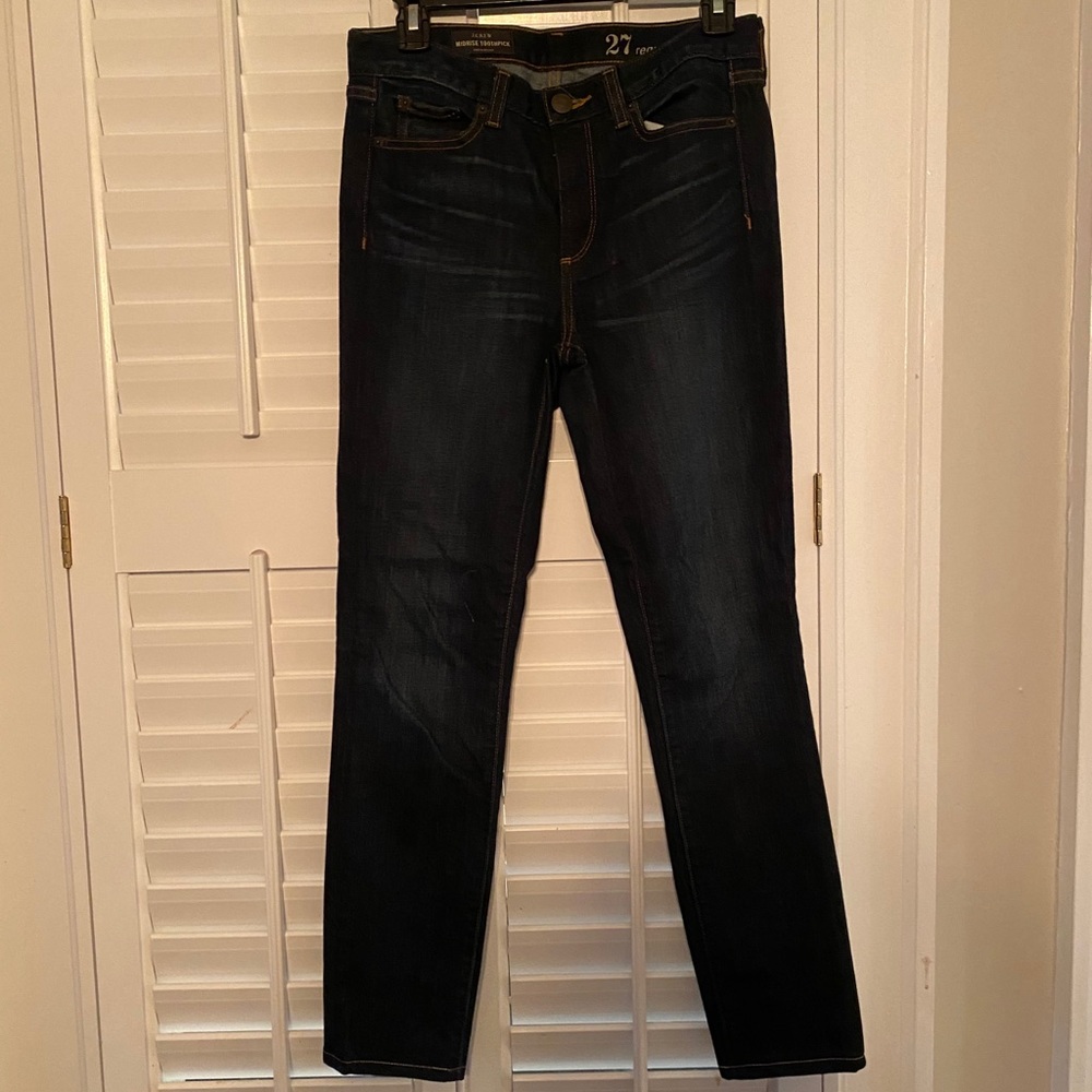 J Crew Dark Blue Jeans